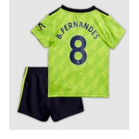 Manchester United Bruno Fernandes #8 Tredje sæt Børn 2022-23 Kortærmet (+ Korte bukser)